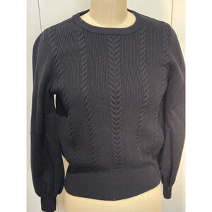 Women's Philosophy Clothing ribbed knit Sweater Size S Black